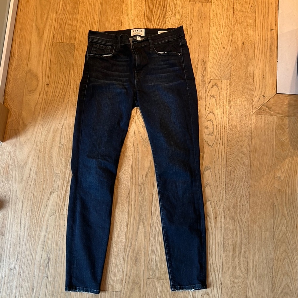 Frame La Skinny de Jeanne Crop
